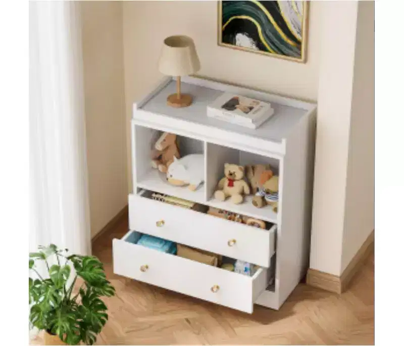 US Wooden Baby Changing Table HLT-Y04, MDF Material,