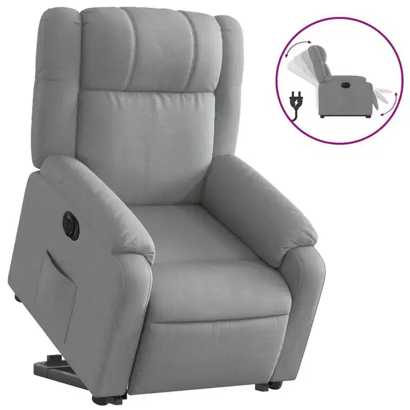 vidaXL Electric Stand Up Massage Recliner Chair