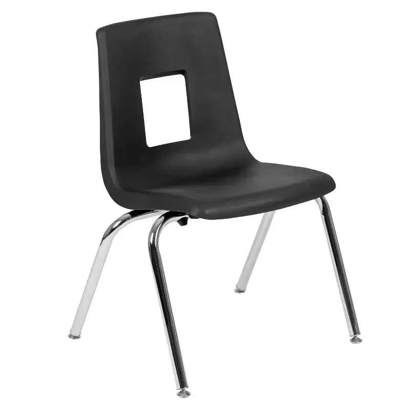 Student Stack School Chair, 16-Inch, Stackable, for Classroom and Daycare