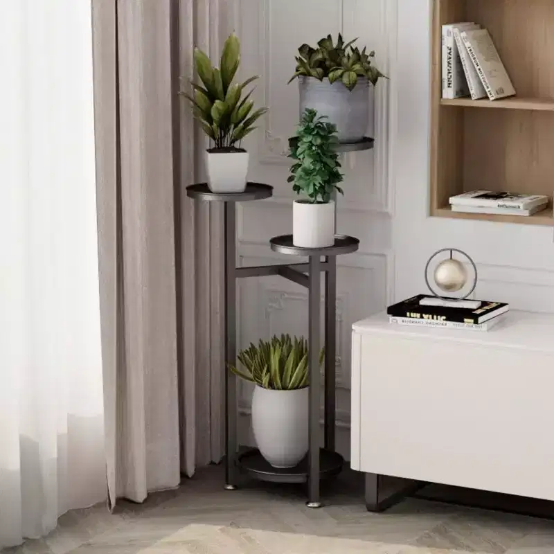 Metal Flower Stand Staircase Plant Rack – Indoor Multi-Tier Display, Easy Assembly