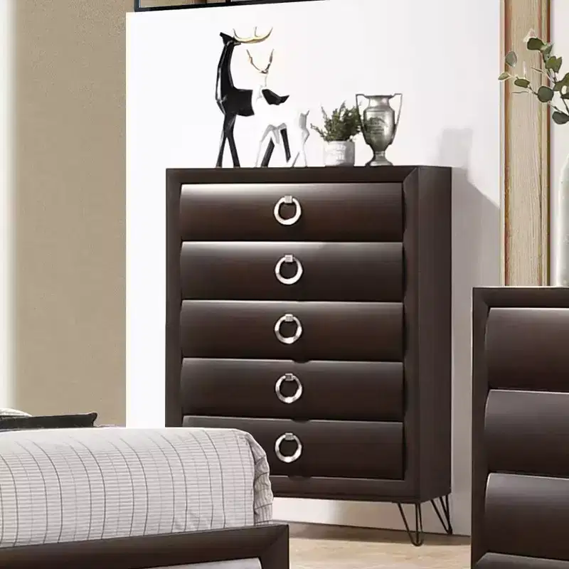 Acme Furniture Tablita Dresser Dark Merlot Finish