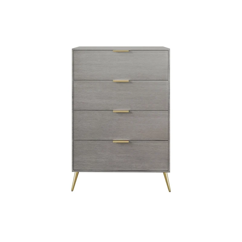 CraftPorch Contemporary 4-Drawers Wooden Chest