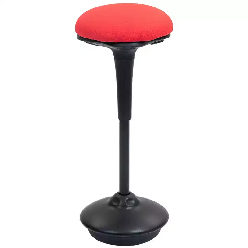 Backless Wobble Chair, Adjustable Active Ergonomic Stool Chair, with Rocking Motion, Padded