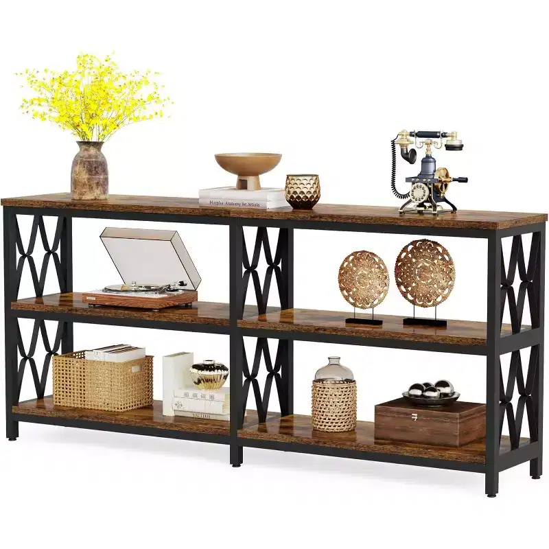 70.9 3-Tier Sofa Console Table