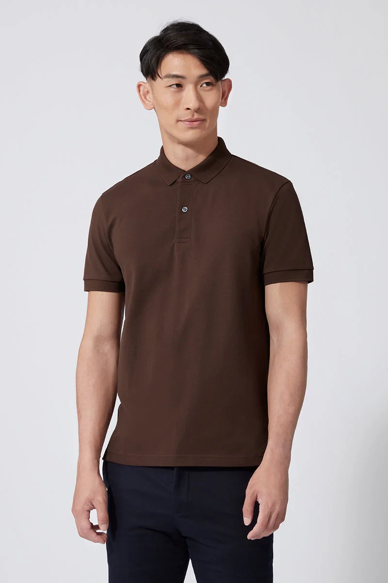 Pique Polo | Brown