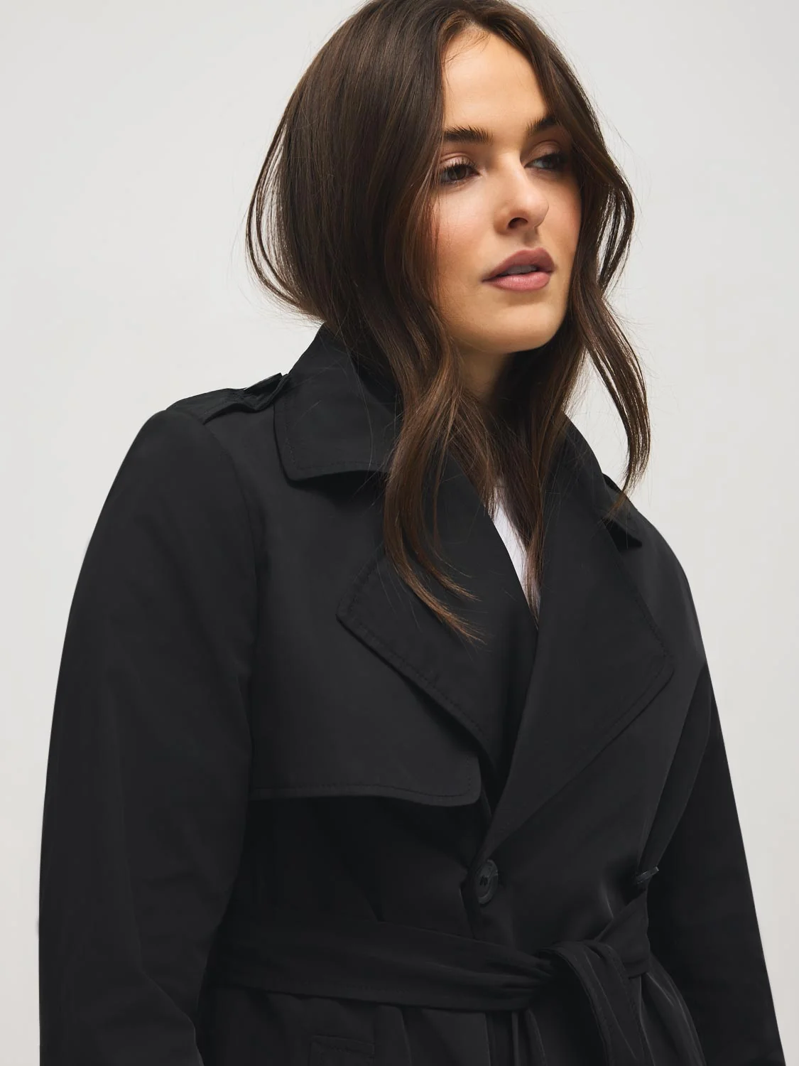 Mid-Length Trench Coat