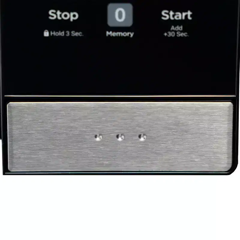 Danby 0.9 cu. ft. Countertop Microwave in Black and Stainless Steel DBMW0925BBS
