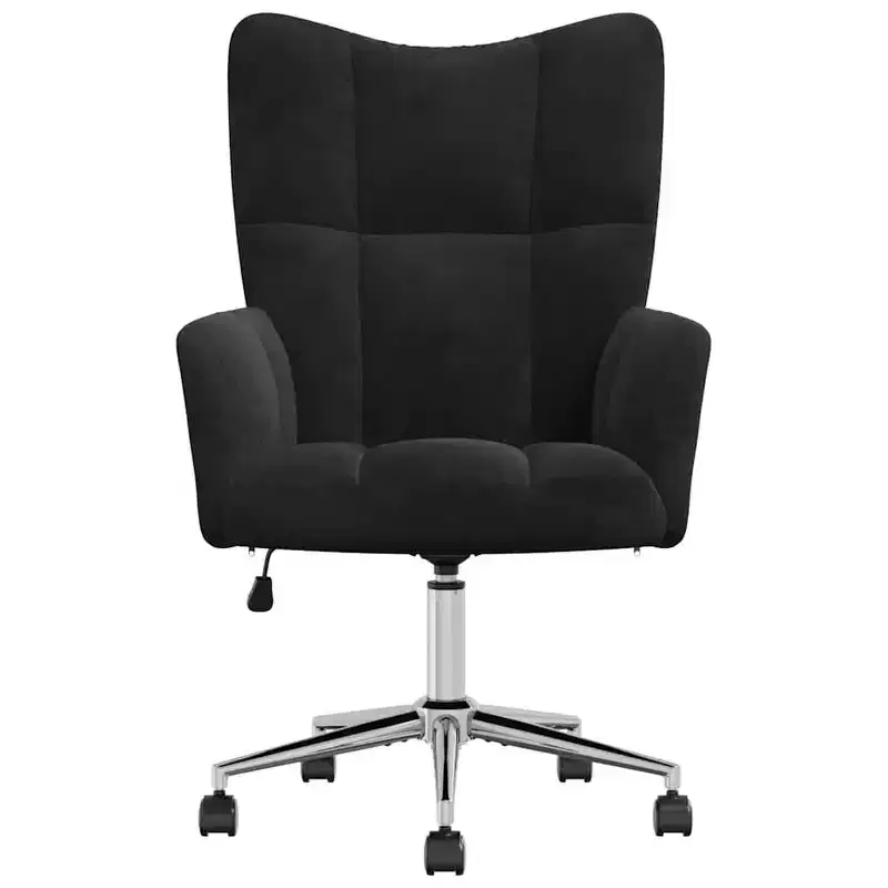 Relaxing Chair Light Gray Velvet