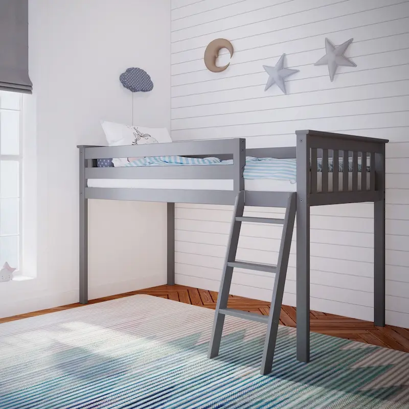 Max and Lily Twin Size Low Loft