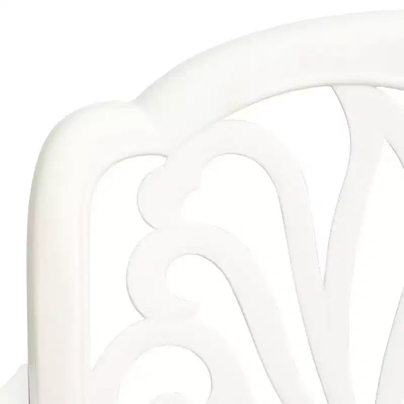 vidaXL Garden Chair Set of 2 Bronze Cast Aluminum Standard Tough