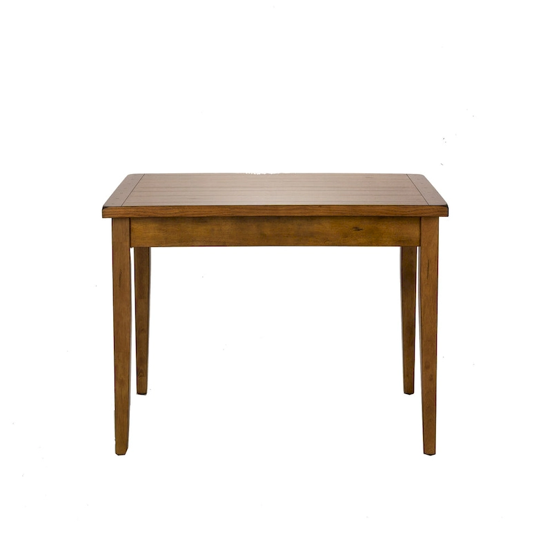 Treasures Rustic Oak 5-piece Sheaf Back Solid Top Dinette Set