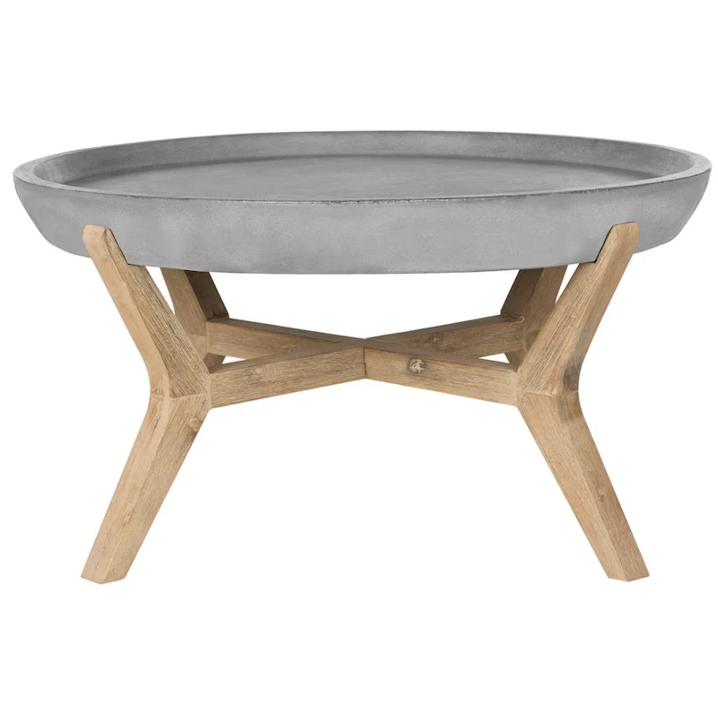 SAFAVIEH Gwladys Indoor/ Outdoor Coffee Table - 33.4 x 33.4 x 18.1 - 33Wx33Dx18H