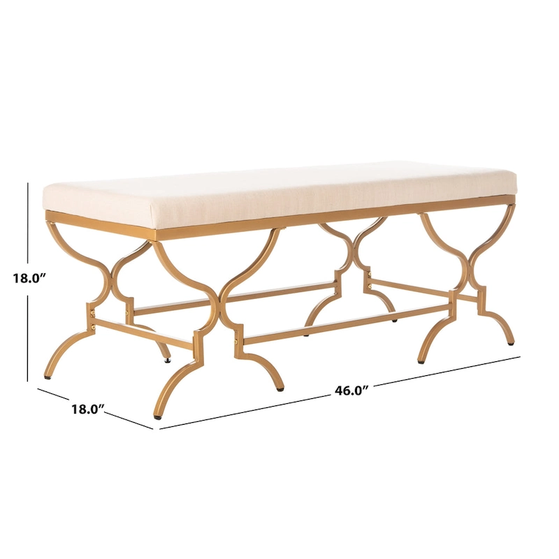 SAFAVIEH Ottilia 46-inch Bench - 46 x 18 x 18 - 46Wx18Dx18H