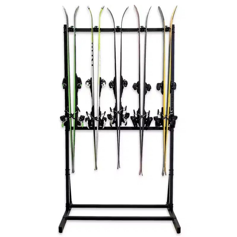 Teal Triangle Freestanding G-Ski | Holds 5 Pairs of Skis