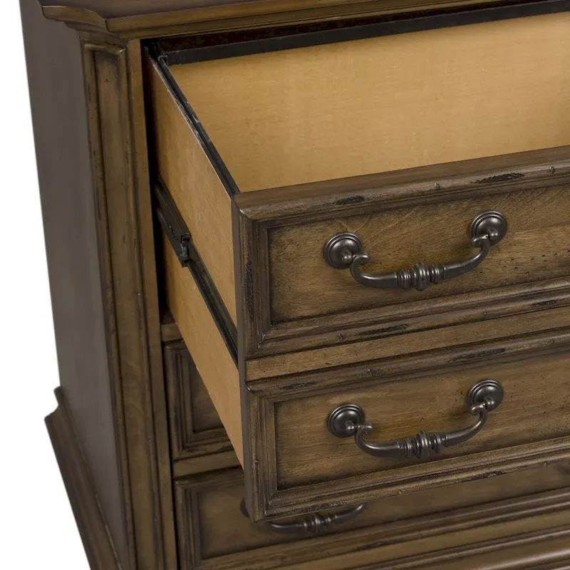 Amelia Antique Toffee Lateral File