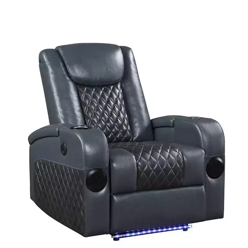 Leather Aire Power Recliner Sofa
