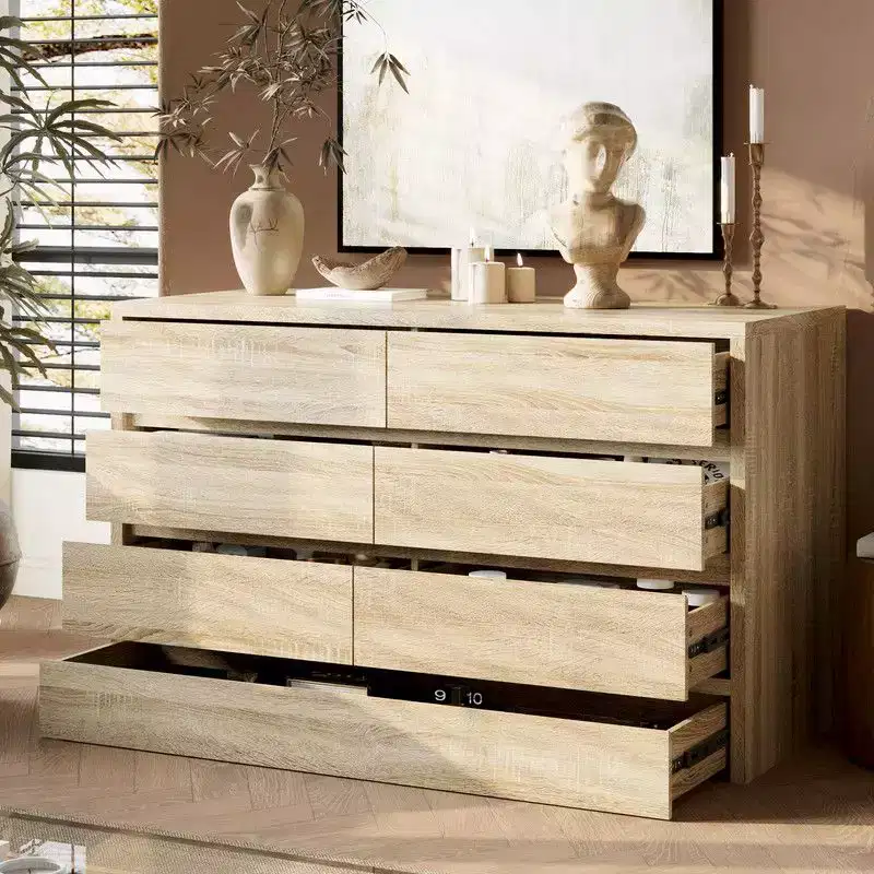 Rolling Storage Cabinet 9-Drawer Flip-Top Hidden Compartments + Foot-Activated Drawer Living Room Organizer Hidden Storage Dresser