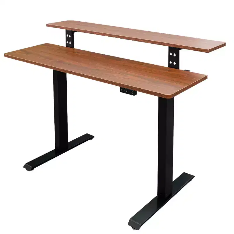 Stand Up Desk Store Programmable Electric Two-Tier Compact Standing Desk (48 Wide)