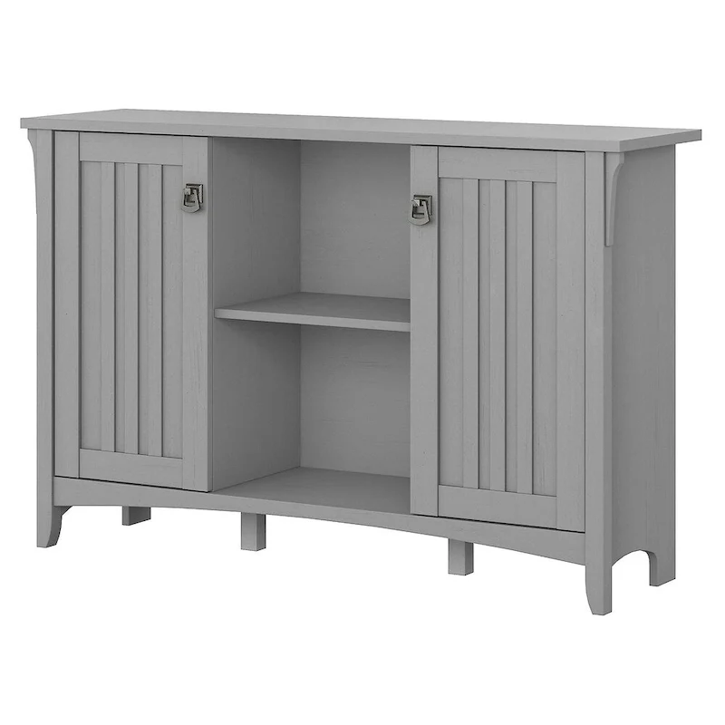 Accent Storage Cabinet with Doors in Cape Cod Gray - 46.22L x 12.76W x 29.96H