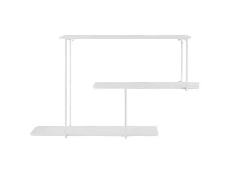 Anthe 45.25 Multi-Level Iron Wall Shelf - WDC5001 - White - Safavieh