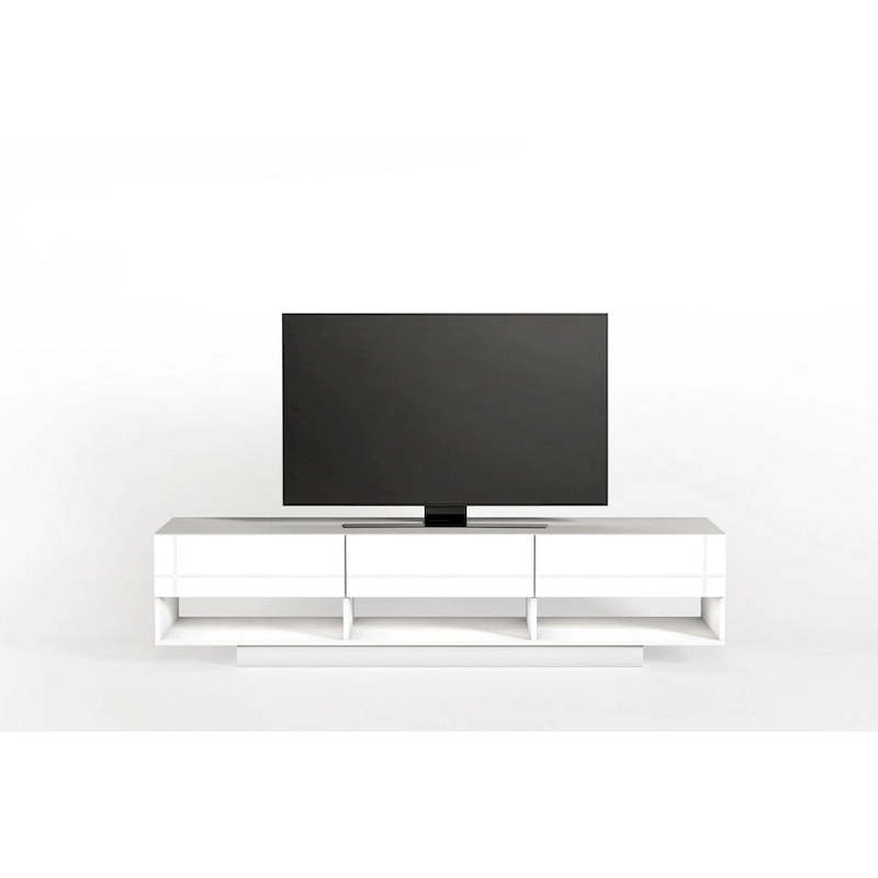 Nexera Stereo 72-inch 3-Drawer TV Stand, Black