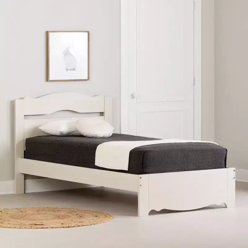 Kids' Bed Set White Wash -