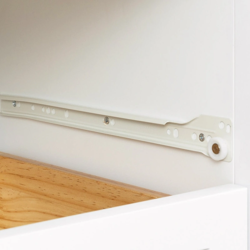 Wood spray-painted drawer dresser