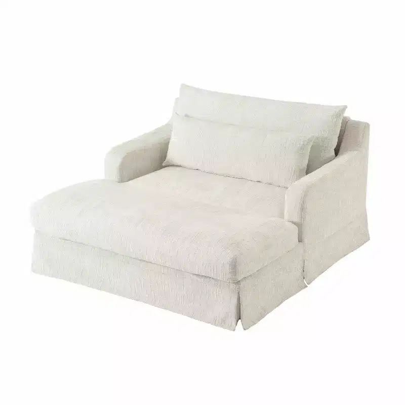 Polibi Extra-Deep Chenille Sofa Bed Chair