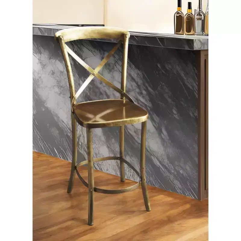 24 Gold Iron Bar Chair