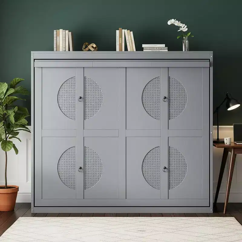 Murphy Bed with Built-in Outlet & USB Ports
