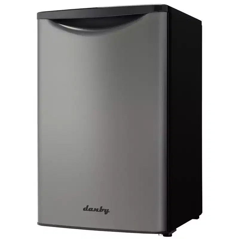 Danby 4.4 cu. ft. Contemporary Classic Compact Fridge in Black Stainless Steel Look DCR044A4BBSL
