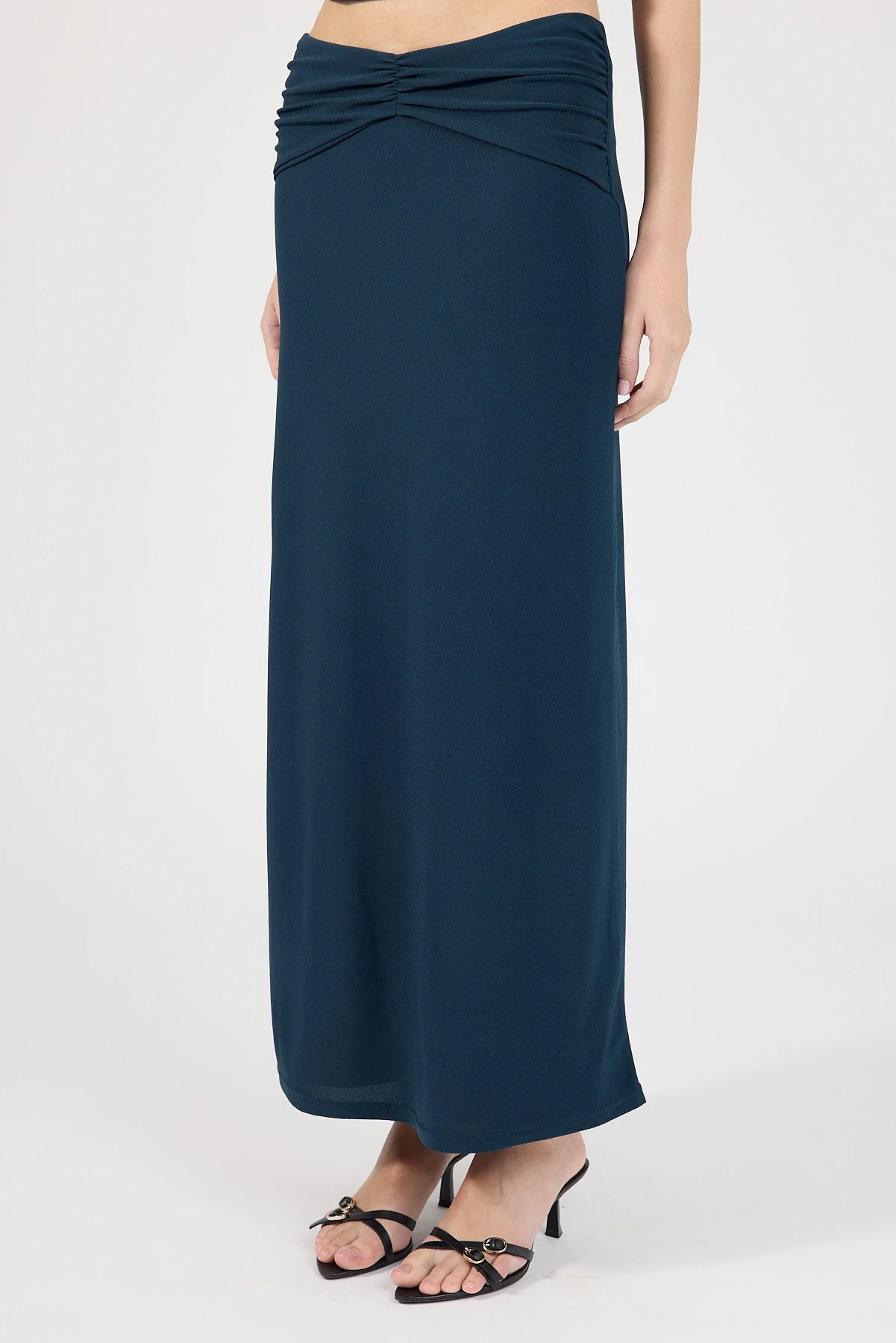 Maxi Skirt Petrol Blue