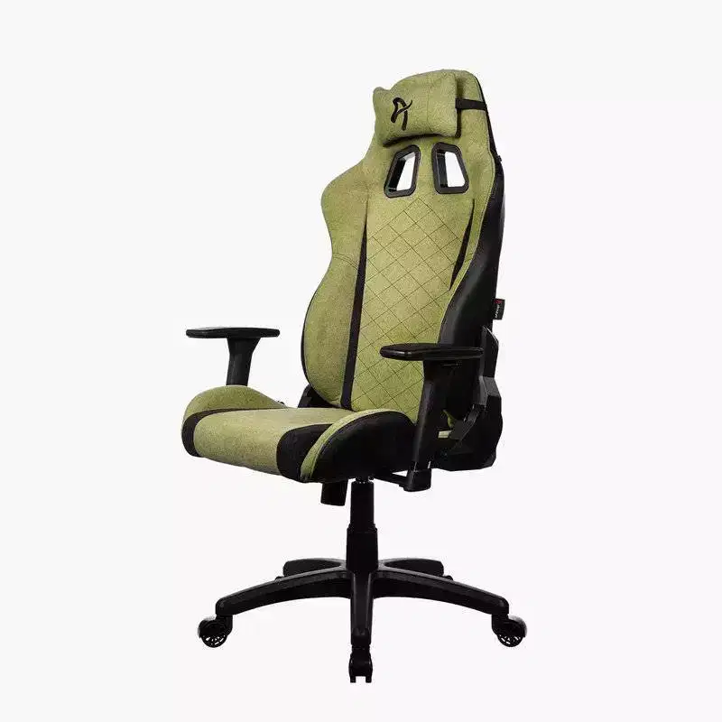 Arozzi Avanti Soft Fabric Office and Gaming Chair with Soft Neck and Lumbar Support Pillows