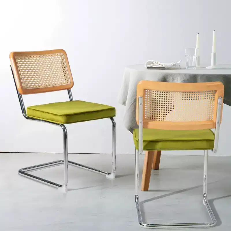 UPTIOT Velvet Upholstered Side Chair (Set of 2)