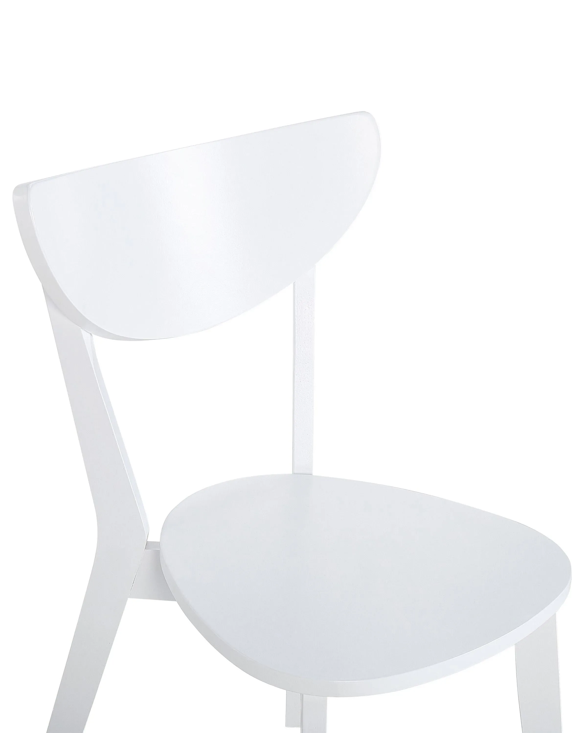 Set di 2 sedie da pranzo Bianco