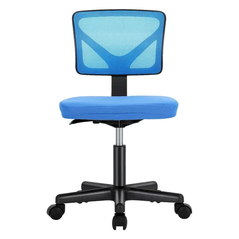 Comfy PU Leather Upholstered Office Chair, Home Desk Chair with Arms & Adjustable Swivel