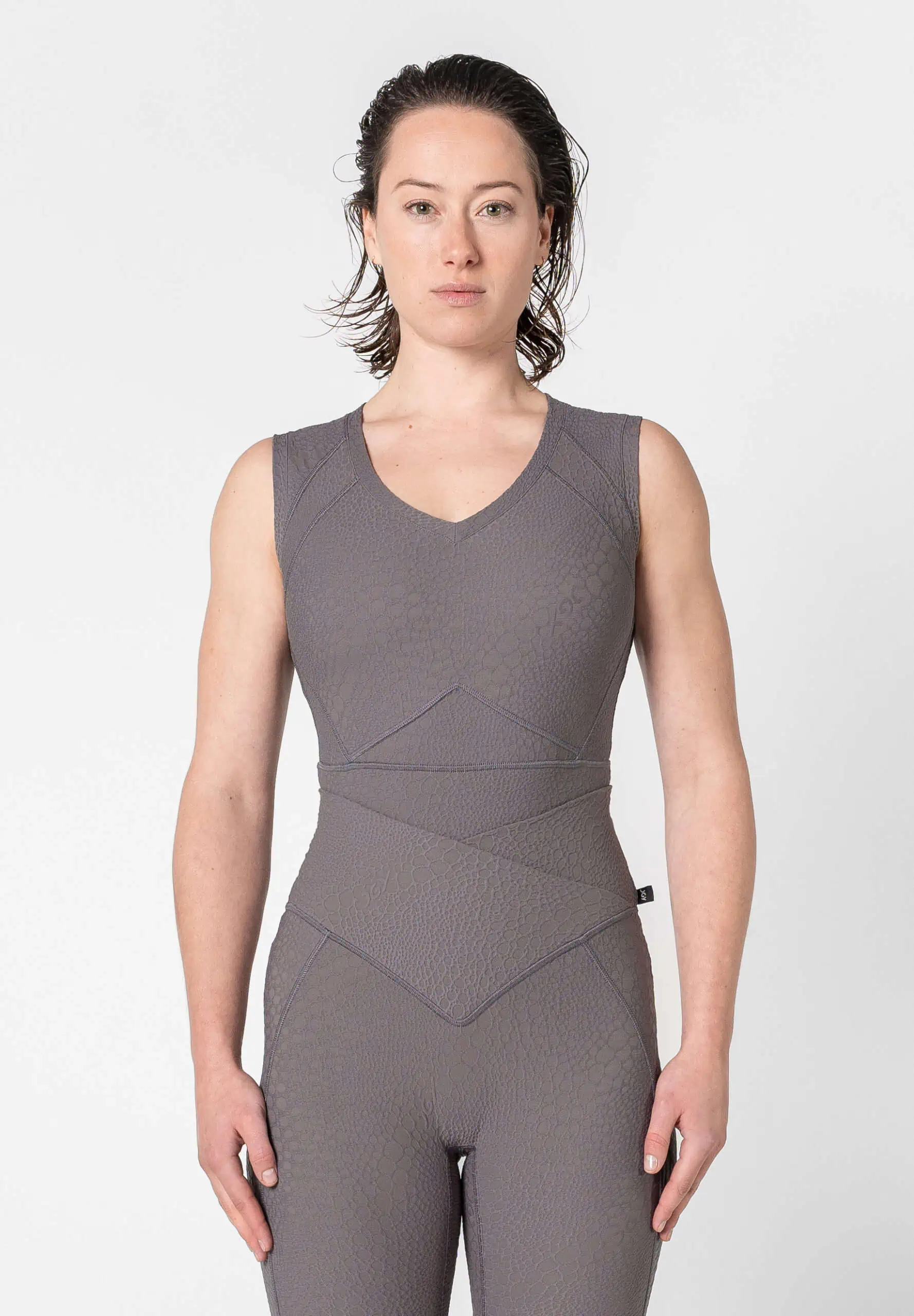 Jacquard Textured Tank Top