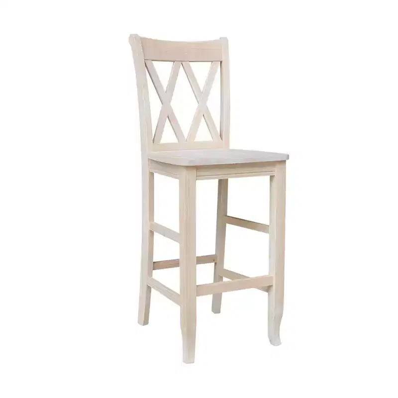 Double X Back Counter Height Barstool