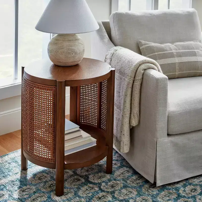 Woven Accent Table