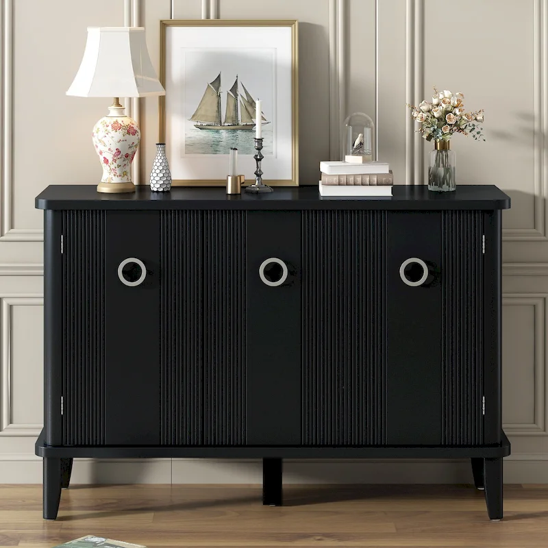 Solid Wood Veneer Fraxinus Mandschuric Cabinet
