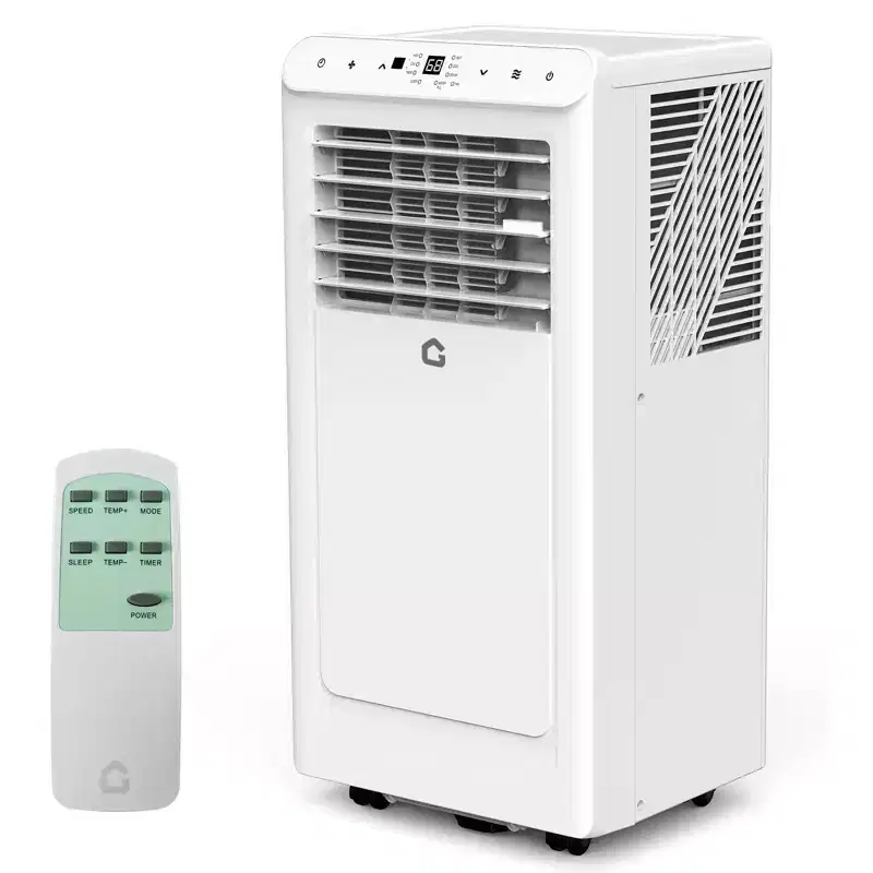 10,000 BTU Portable Quiet Air Conditioners, 3-in-1 Portable AC Unit Cools Up to 450 Sq.Ft with Fast Cooling/Remote Control/24Hrs Timer for Bedroom