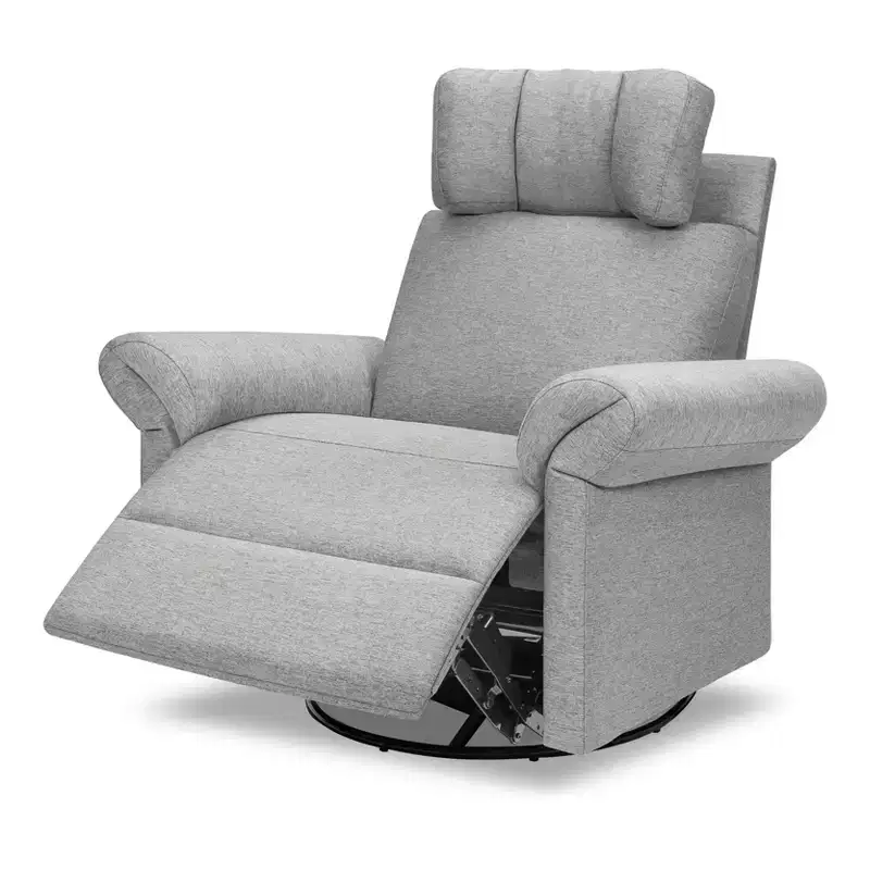 Recliner and Swivel Glider with Adjustable Headrest and Armrests