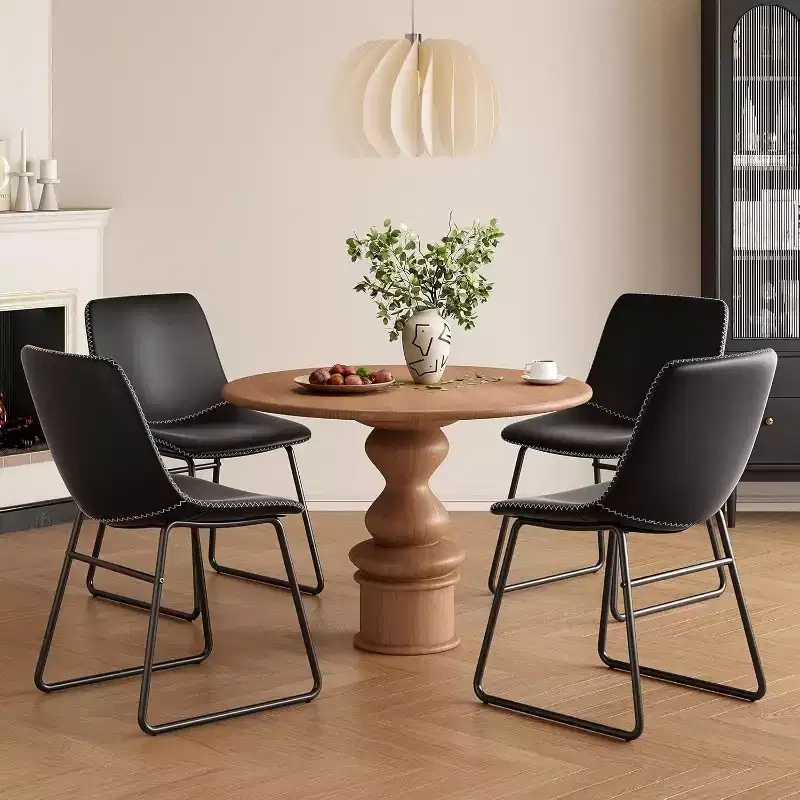 Waterproof Faux Leather Dining Chair