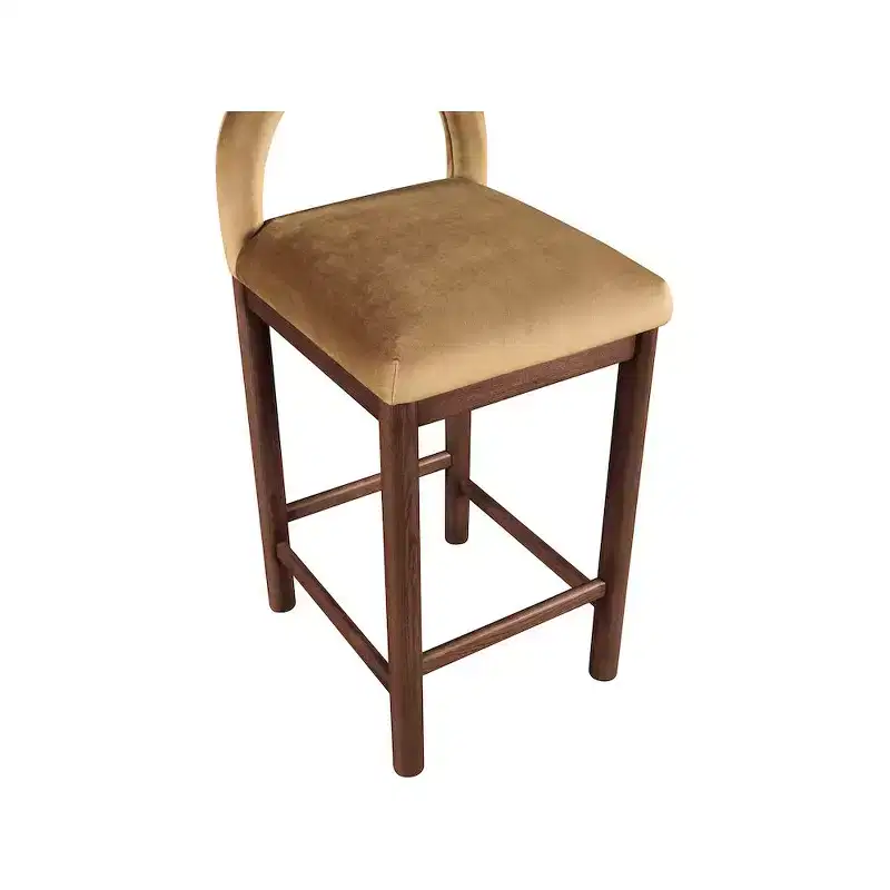 Velvet Counter Stool