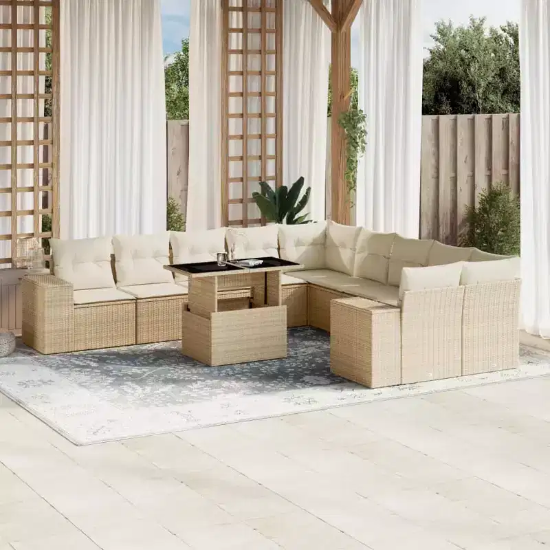 vidaXL Outdoor Sofa Set - Comfy & Stylish Design