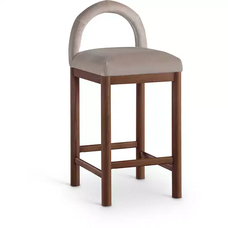 Velvet Counter Stool