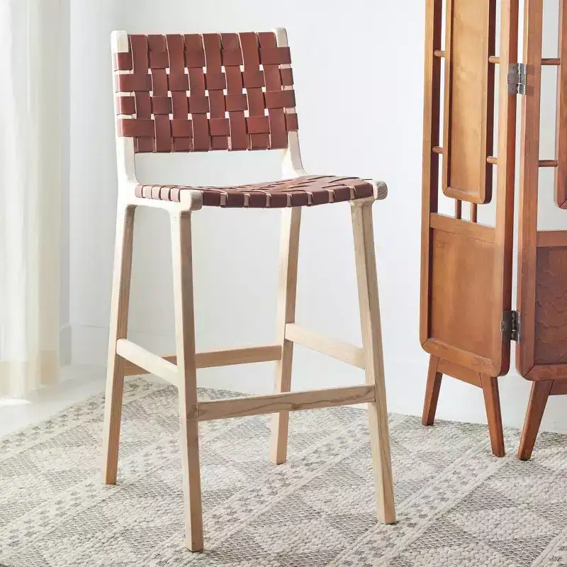 Leather Bar Stool