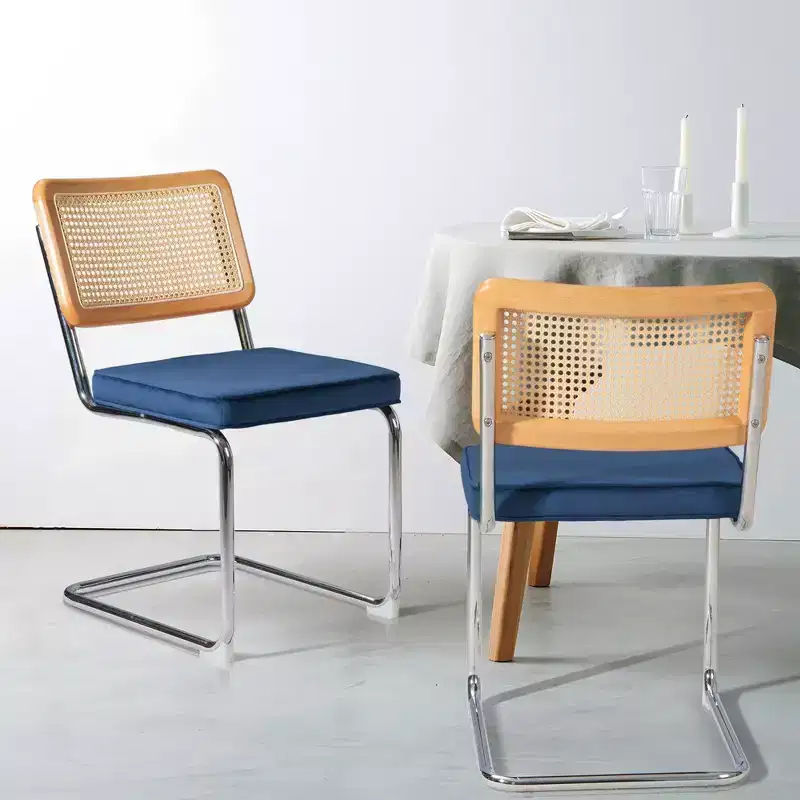 UPTIOT Velvet Upholstered Side Chair (Set of 2)