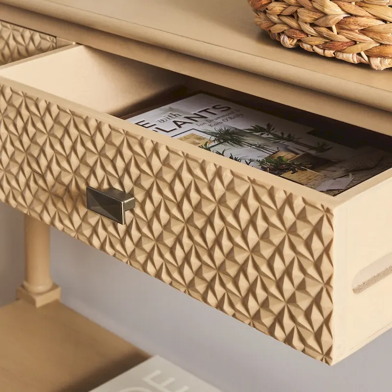 SAFAVIEH Salina 2-Drawer Console Table - 35.5 W x 13 L x 29.5 H - 36Wx13Dx30H