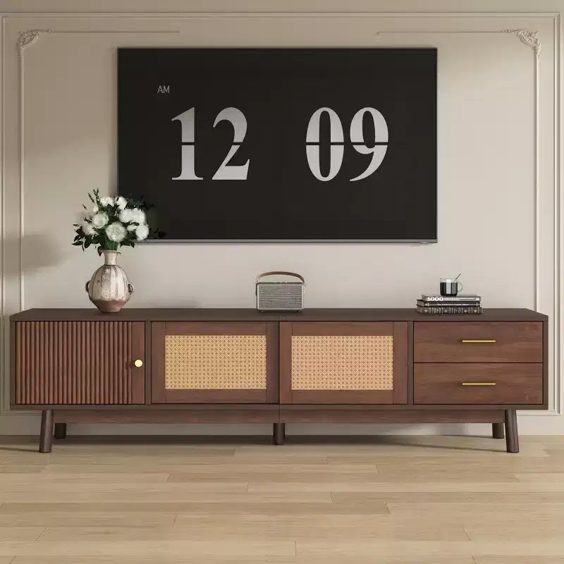 Mid Century Modern TV Stand for 80